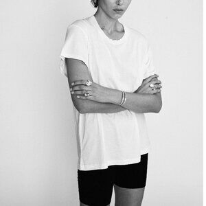 Eterne, Short Sleeve Boyfriend T-Shirt, Yellow, S